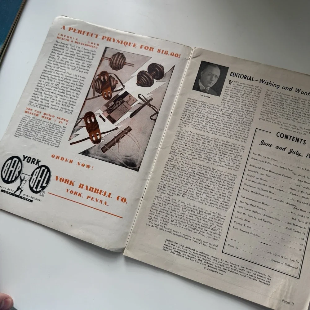 Strength And Health Magazine June & July 1948